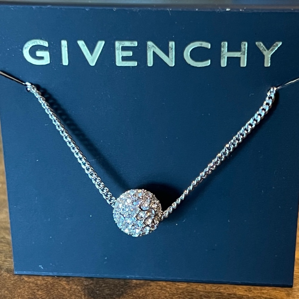 Givenchy silver necklace